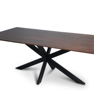Eettafel Firenze Bruin met facetrand - Rechthoek