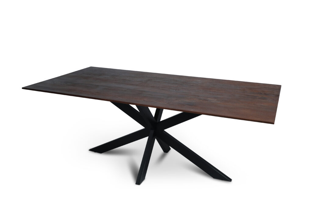 Eettafel Firenze Bruin met facetrand - Rechthoek - Afbeelding 4
