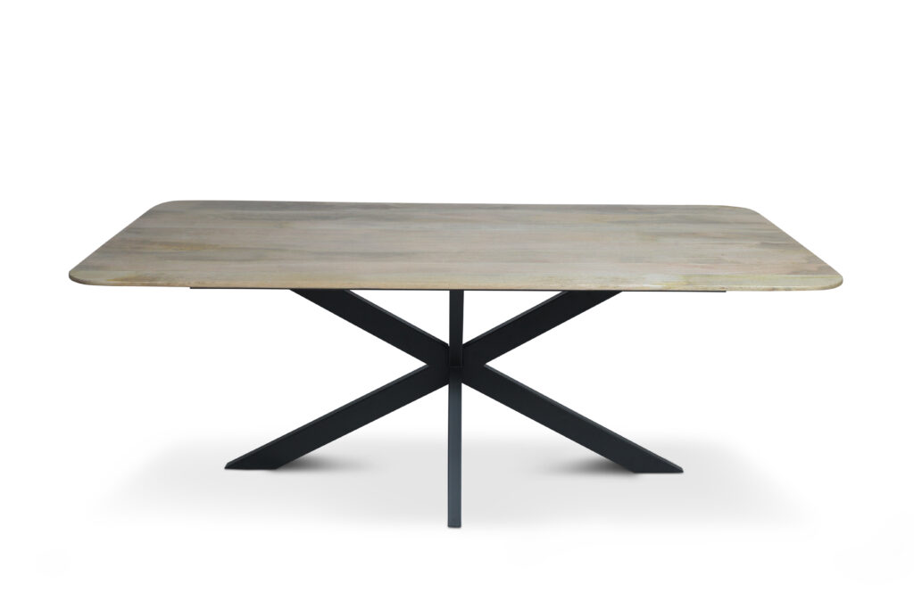 Eettafel Firenze Naturel met facetrand - Rechthoek Afgerond - Afbeelding 4