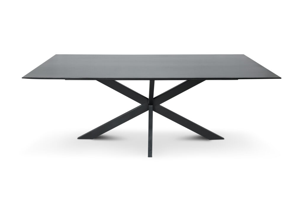 Eettafel Firenze Zwart met facetrand - Rechthoek - Afbeelding 2