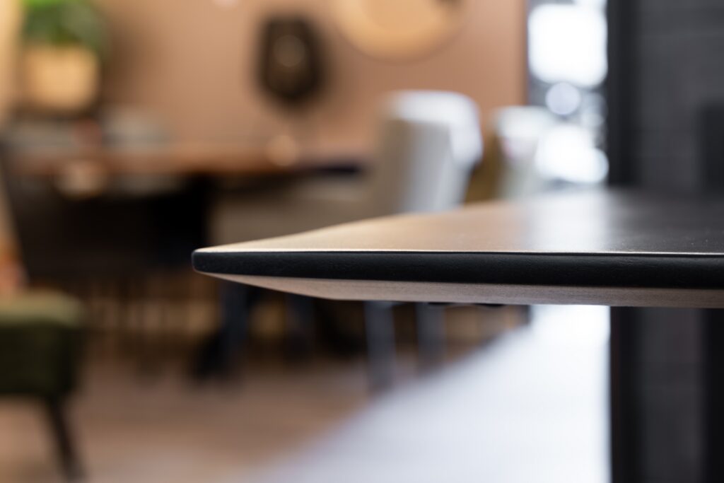 Eettafel Firenze Zwart met facetrand - Rechthoek - Afbeelding 5