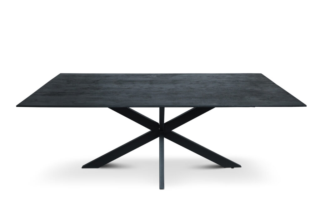 Eettafel Firenze Zwart met facetrand - Rechthoek - Afbeelding 3
