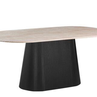 Eettafel Kimberly ovaal - 200x110 cm (Marmer)